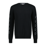 Off-White Knitted Jumper Black - Boinclo ltd - Outlet Sale Under Retail