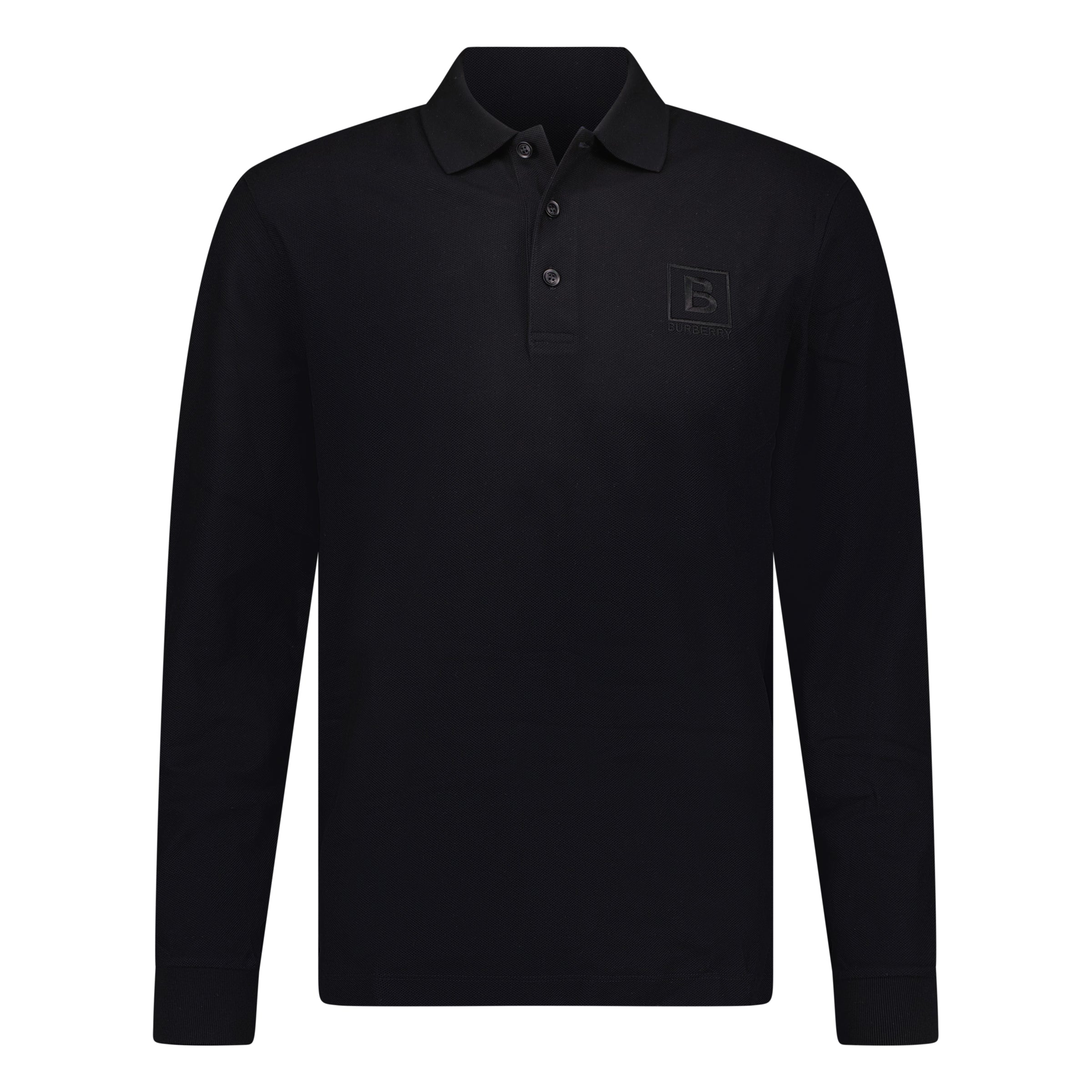 Color variation of 'Gateforth' Polo-Shirt Long Sleeve Black