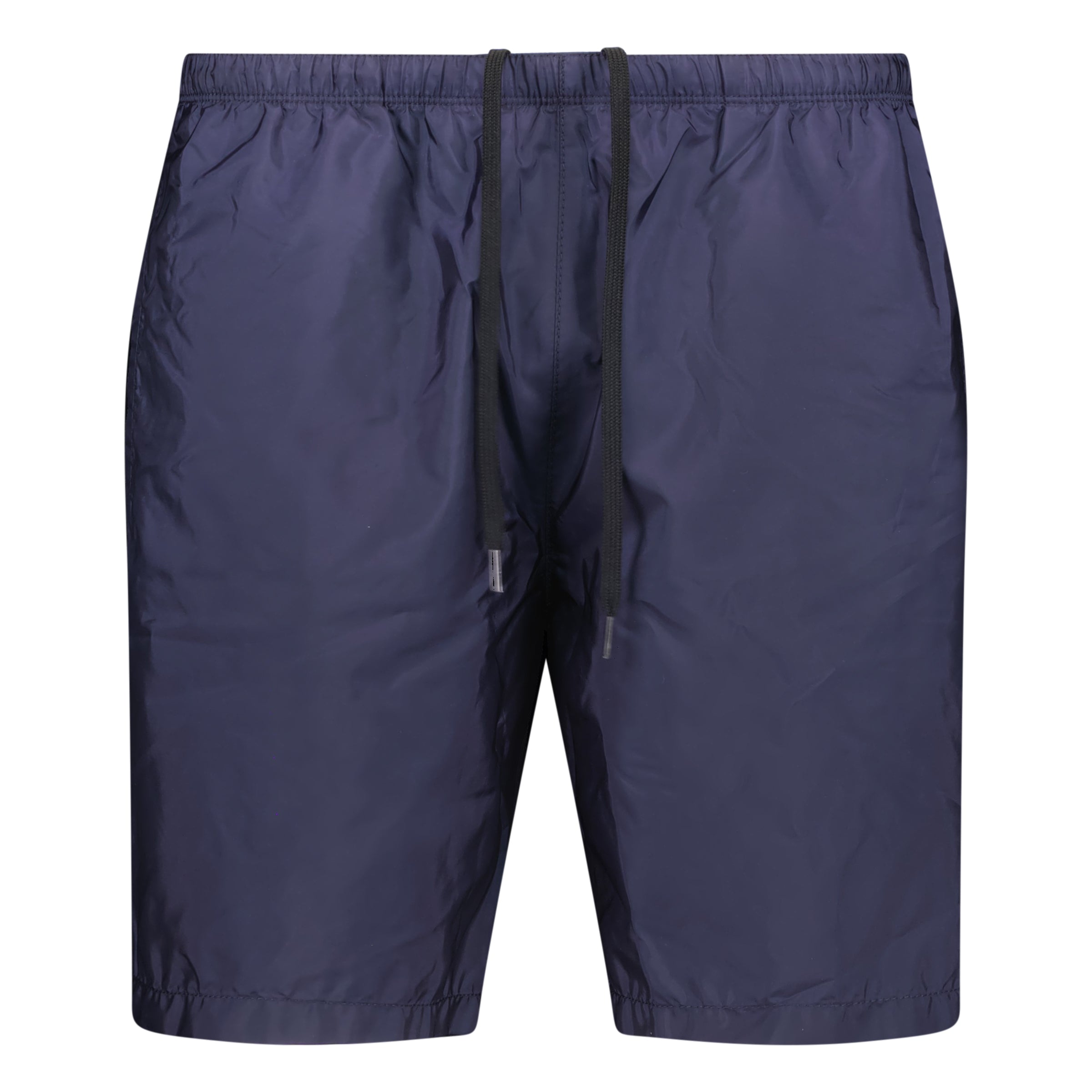 Color variation of Black Rubber Logo Swim Shorts Navy