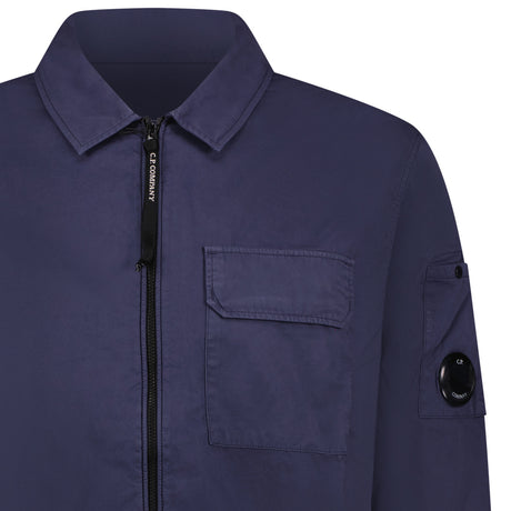 Lens Pocket Overshirt Navy