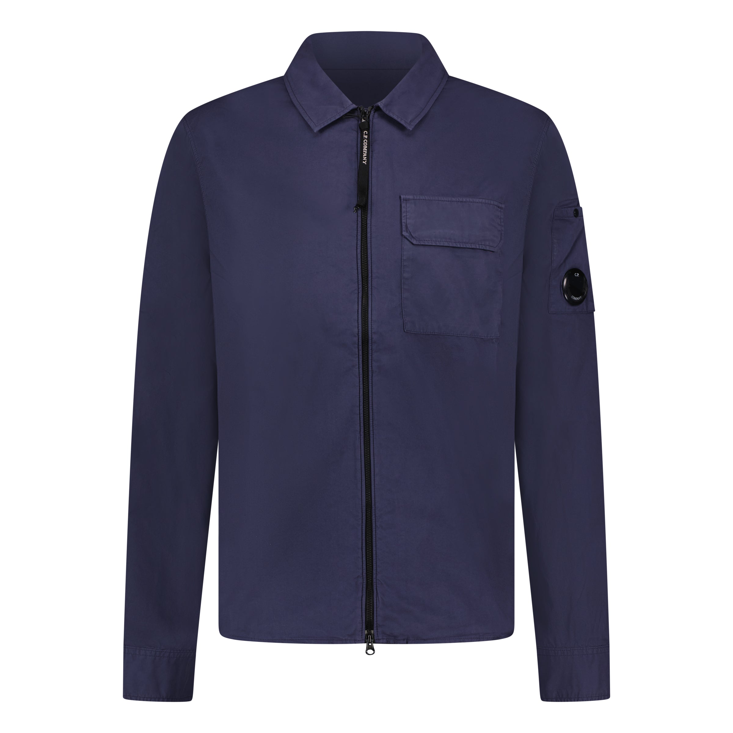 Color variation of Lens Pocket Overshirt Navy