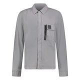 Zip 'Gabardine' Overshirt Grey