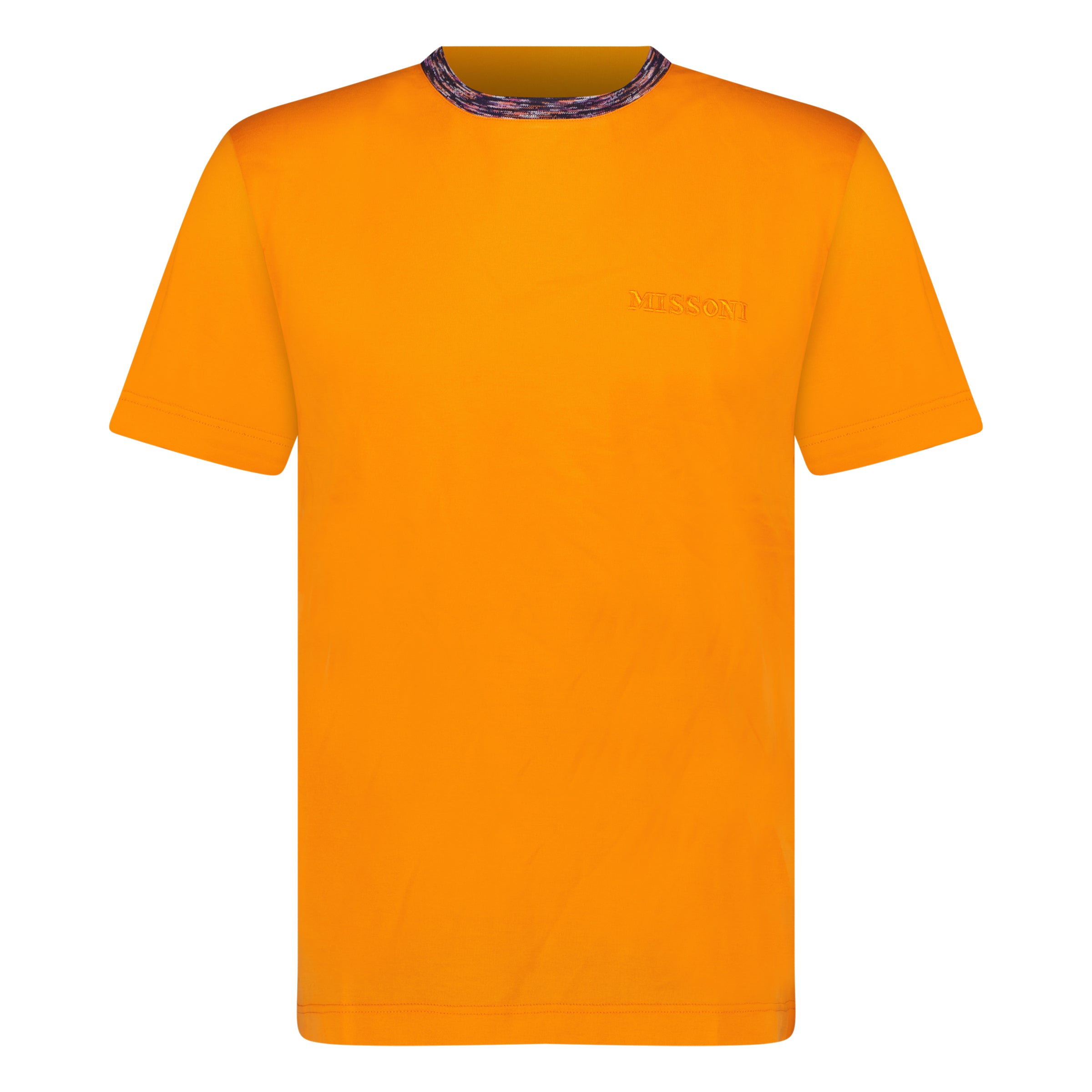 Color variation of Round-Neck T-Shirt orange