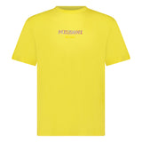 Colour Embroidery Logo T-Shirt Yellow