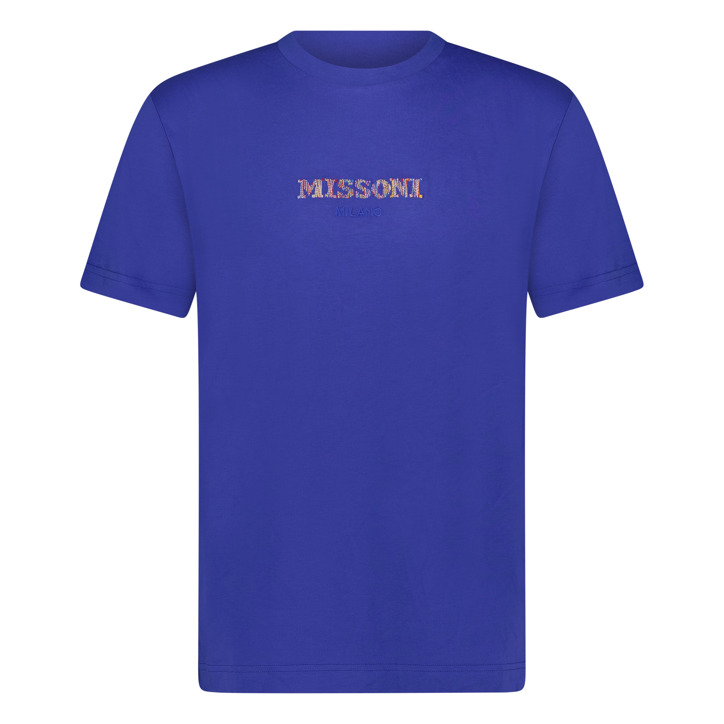 Color variation of Colour Embroidery Logo T-Shirt Blue