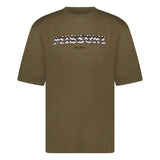 Logo Embroidery T-Shirt Khaki Green