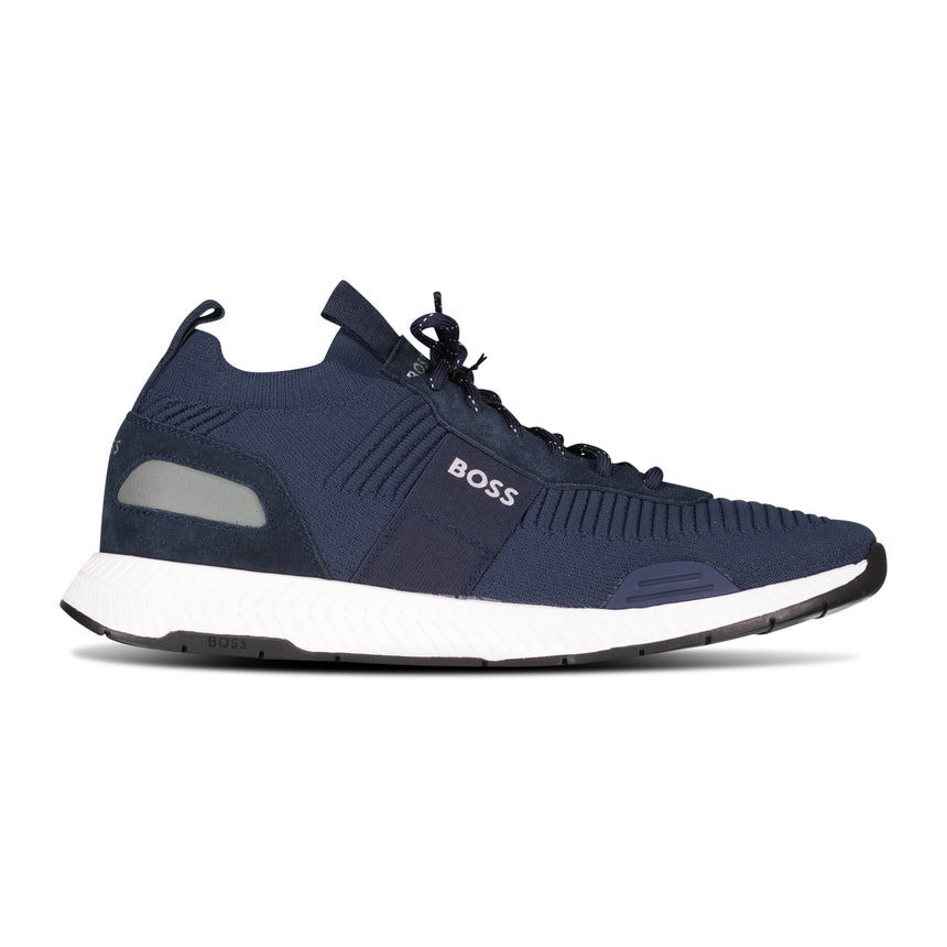 Hugo Boss 'Dean Run' Trainers Dark Blue