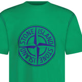 Compass Logo Print T-Shirt Green