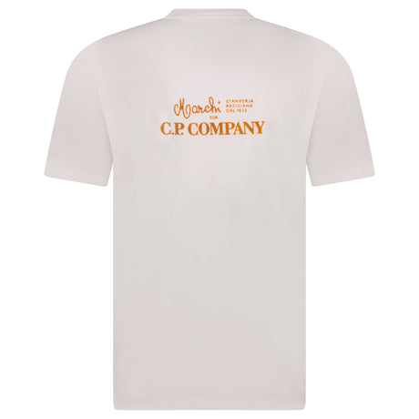 Stitch Logo Print T-Shirt White