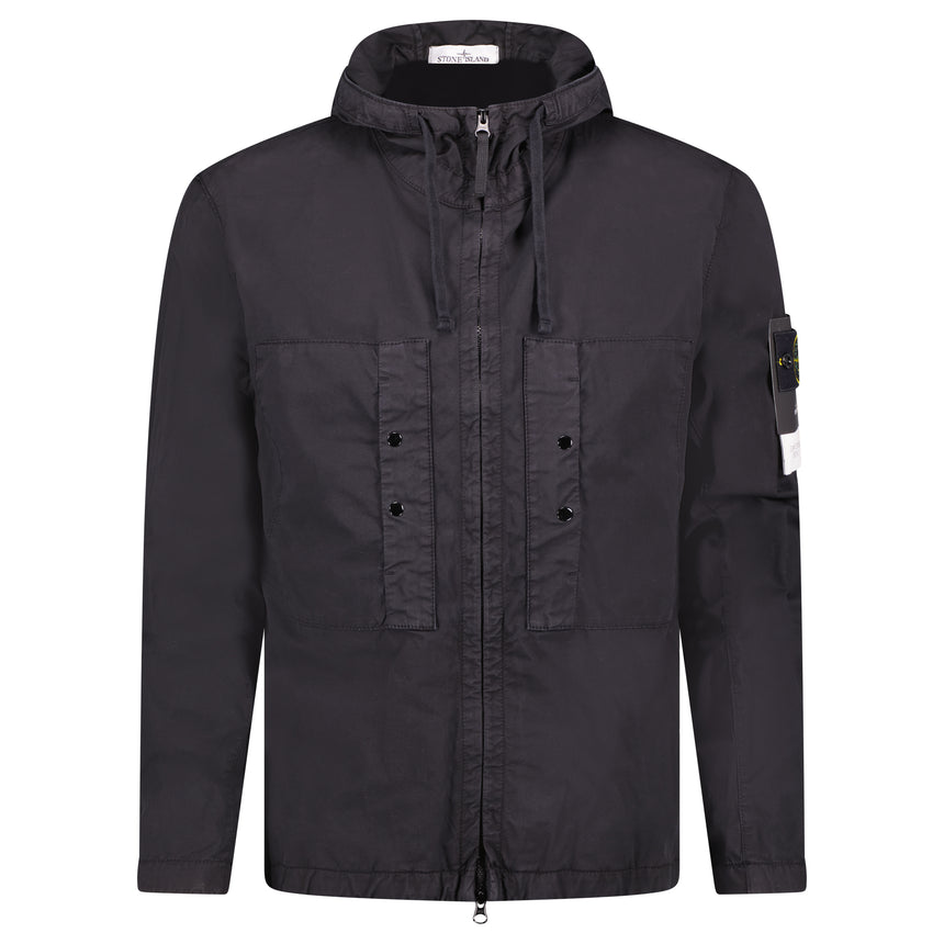 Stone Island Supima Cotton Twill Stretch Hooded Jacket