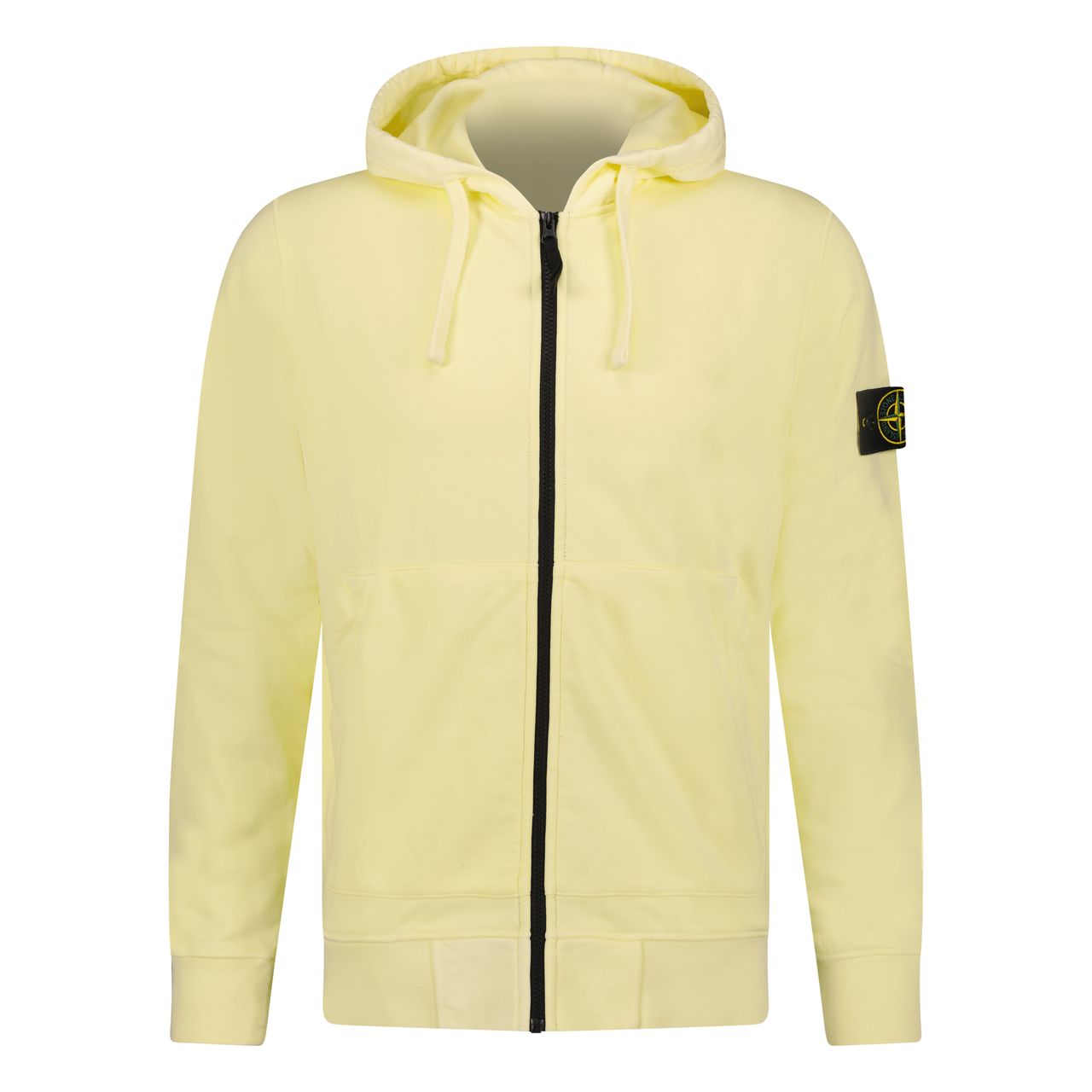 Color variation of Badge Zip Hooded Sweatshirt Yellow