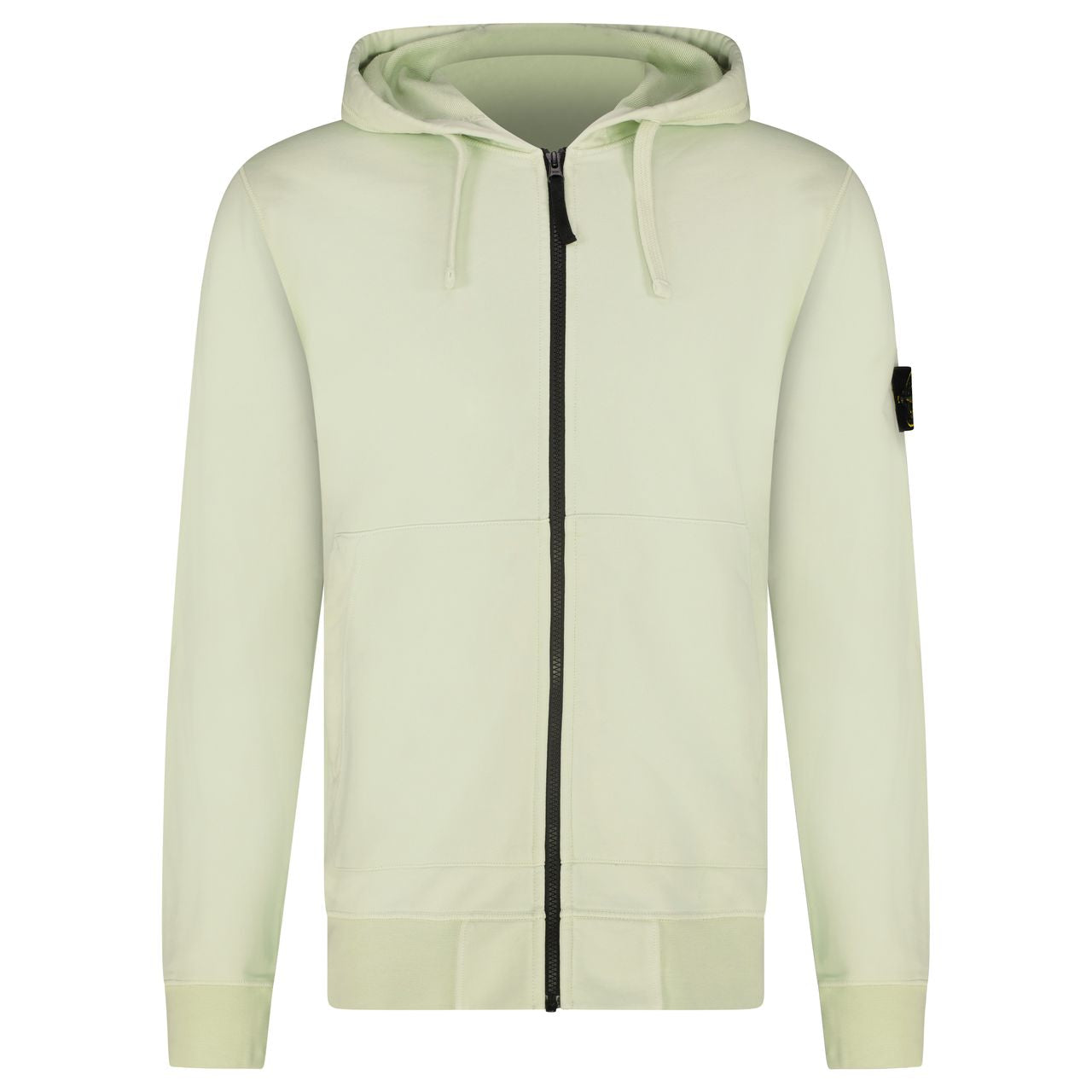 Color variation of Badge Zip Hooded Sweatshirt Green