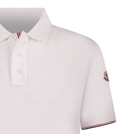 2 Button Polo T-Shirt White