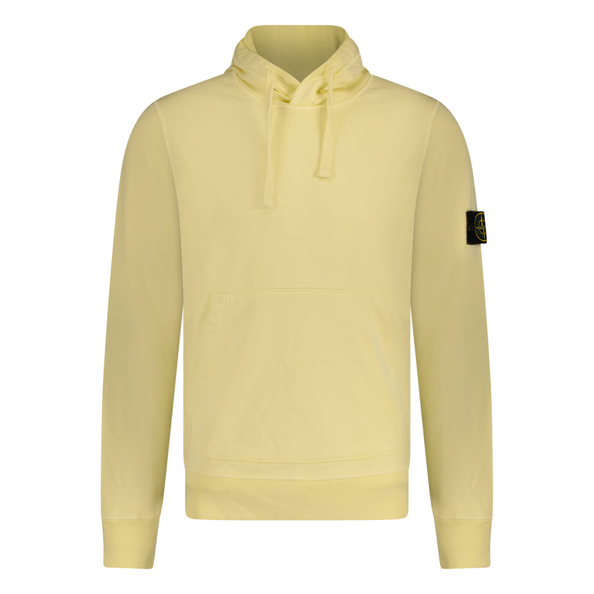 Badge Hooded Sweatshirt Light Yellow