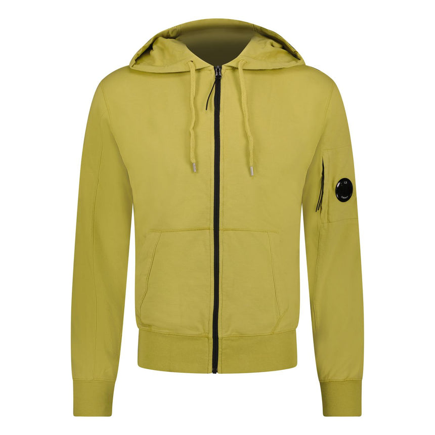 CPLens Cotton Zip Fleece Hoodie Olive