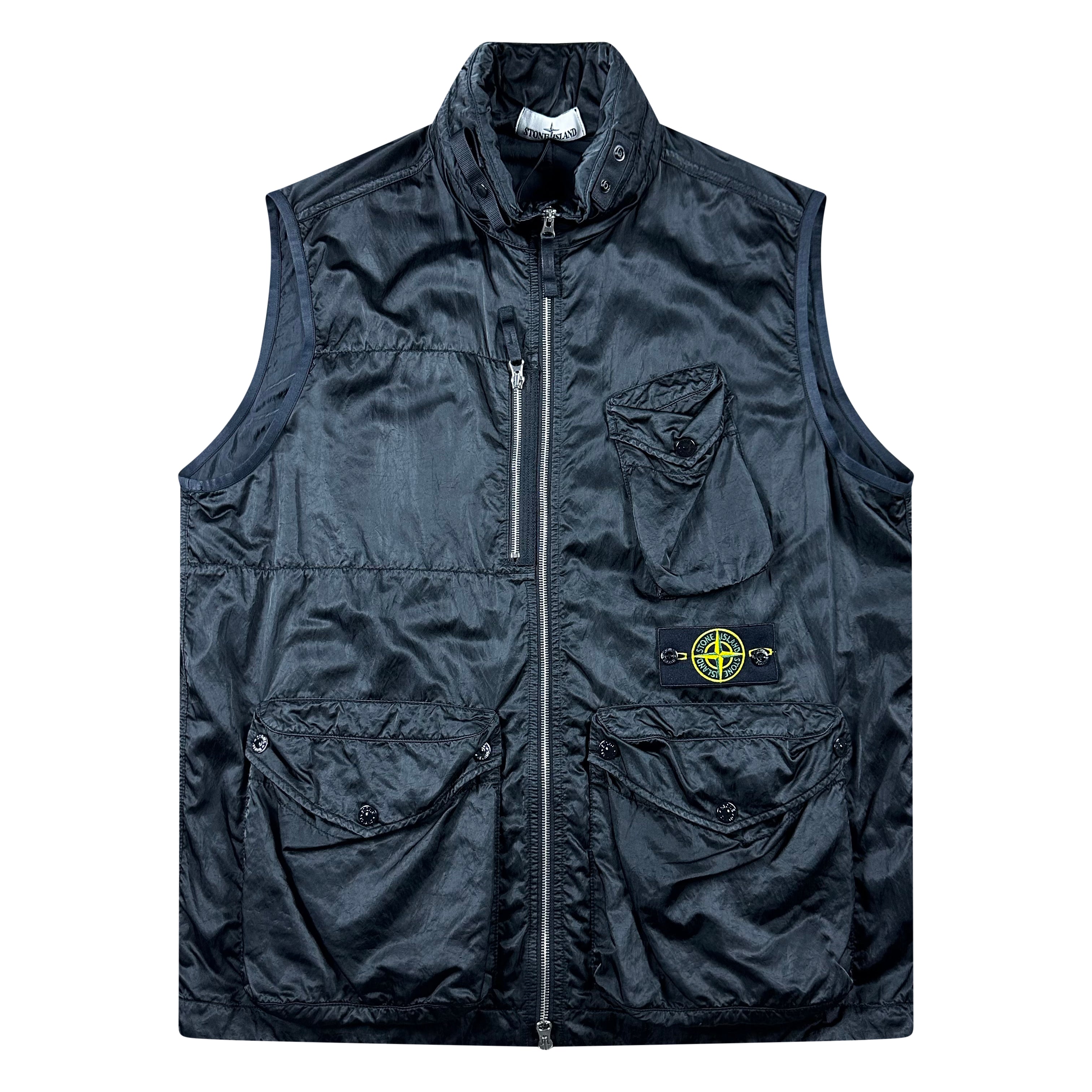 Stone island 2024 gilet navy