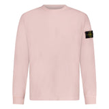 Badge Cotton Sweatshirt Light Pink