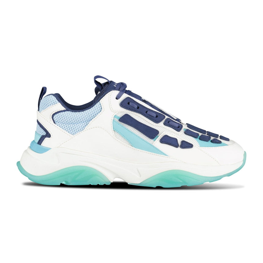 Amiri Bone - Runner Trainers Baby Blue, Navy & White - Boinclo ltd - Outlet Sale Under Retail