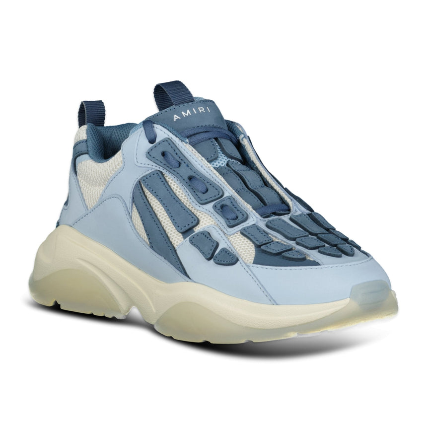 Amiri Bone - Runner Trainers Baby Blue & White - Boinclo ltd - Outlet Sale Under Retail