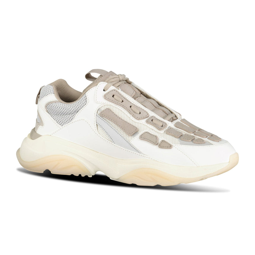 Amiri Bone - Runner Trainers Stone Grey & White - Boinclo ltd - Outlet Sale Under Retail