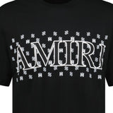 Amiri MA Paisley Logo T - Shirt Black & White - Boinclo ltd - Outlet Sale Under Retail