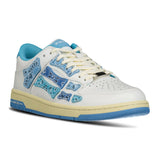 Amiri Skeleton Low Top Bandana Trainers Blue - Boinclo - Outlet Sale Under Retail