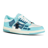 Amiri Skeleton Low Top Trainers Baby Slate Blue - Boinclo ltd - Outlet Sale Under Retail