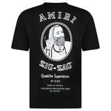 Amiri x Zig Zag Logo T - Shirt Black - Boinclo ltd - Outlet Sale Under Retail