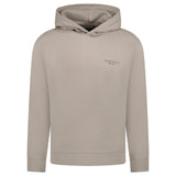 Front & Back Print Hooded Sweatshirt Grey