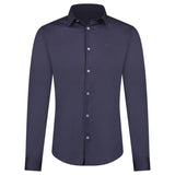 Button-Up Long Sleeve Shirt Navy