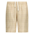 Burberry 'Bradeston' Silk Check Shorts Beige - Boinclo ltd - Outlet Sale Under Retail