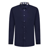 Burberry Classic Check Neck Cambridge Shirt Navy - Boinclo ltd - Outlet Sale Under Retail