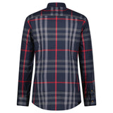 Burberry 'Claverdon' Check Shirt in Navy & Red - Boinclo - Outlet Sale Under Retail