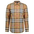 Burberry 'Claverdon' Check Shirt in Taupe Brown - Boinclo - Outlet Sale Under Retail