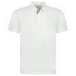 Burberry 'Eddie' TB Check Placket Polo - Shirt White - Boinclo - Outlet Sale Under Retail