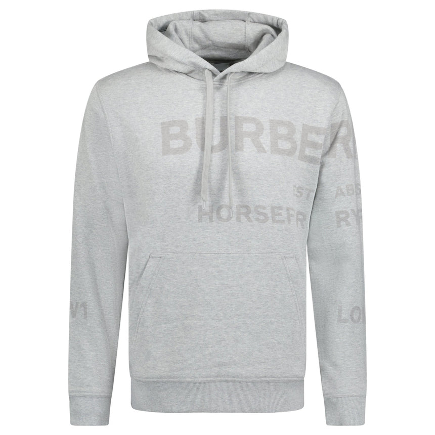 Burberry 'Farley' Logo Print Hooded Sweatshirt Grey - Boinclo - Outlet Sale Under Retail