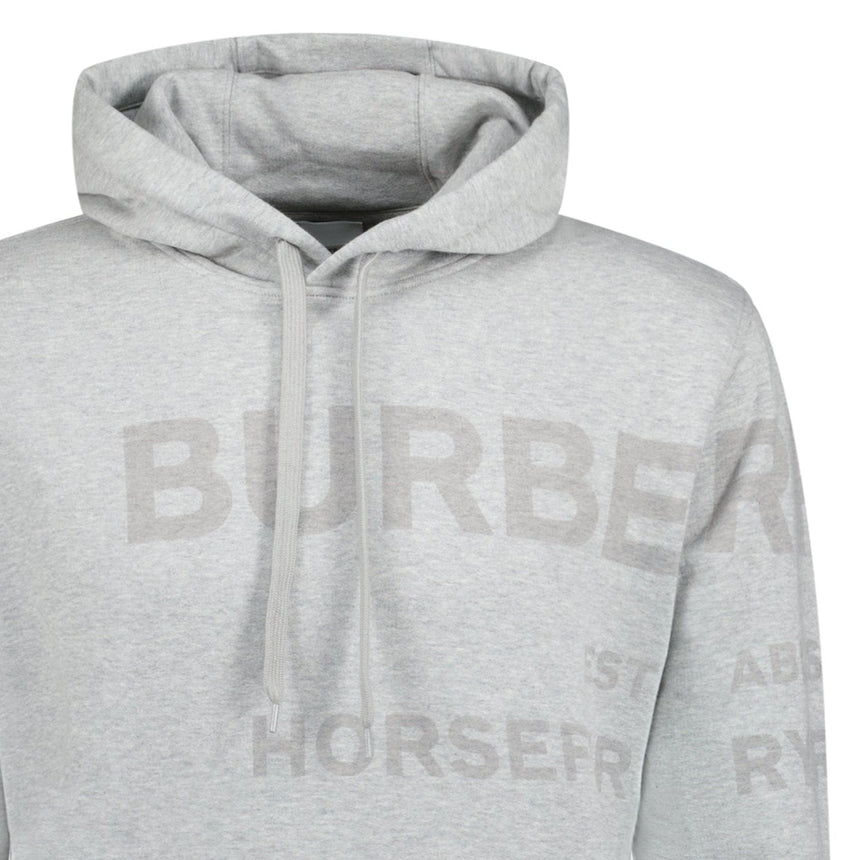 Burberry 'Farley' Logo Print Hooded Sweatshirt Grey - Boinclo - Outlet Sale Under Retail