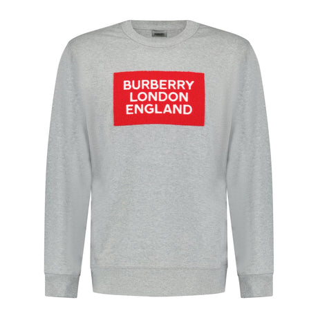 Burberry 'Fawson' Print Cotton Sweatshirt Grey - Boinclo ltd - Outlet Sale Under Retail