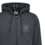 Burberry 'Fordson' Check Hoodie Sweatshirt Charcoal - Boinclo ltd - Outlet Sale Under Retail