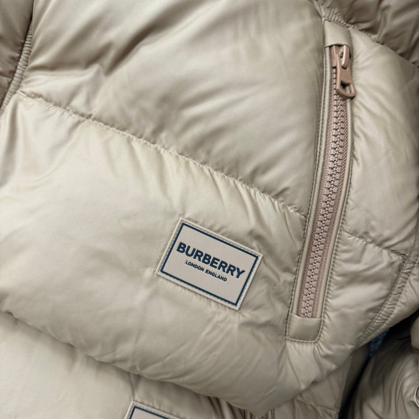 Burberry Halsby Down Puffer Jacket Beige - Boinclo - Outlet Sale Under Retail