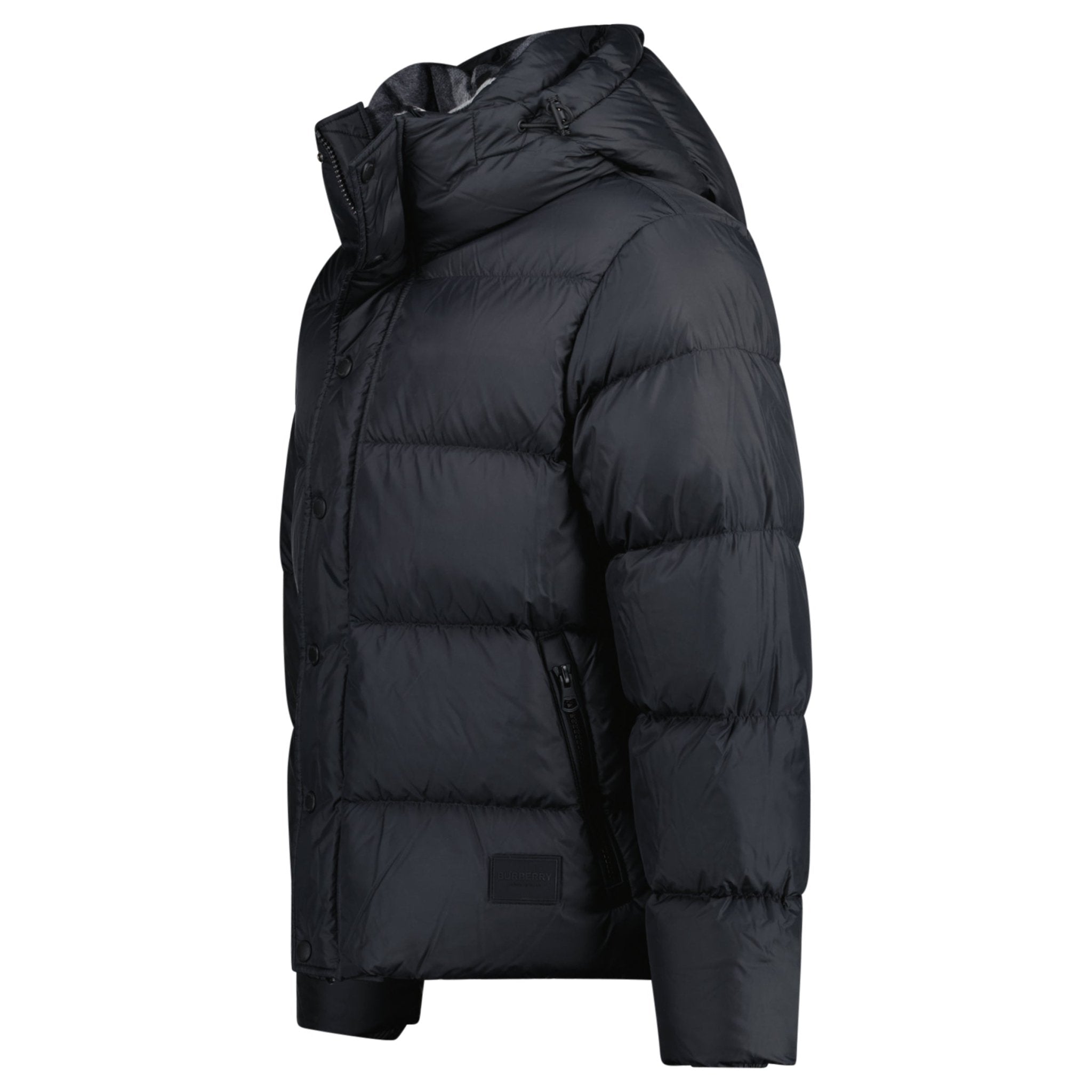 Burberry HALSBY PUFFER JACKET BLACK - Outlet Sale Always
