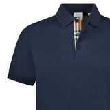 Burberry 'Hartford' Check Placket Polo Navy - Boinclo - Outlet Sale Under Retail