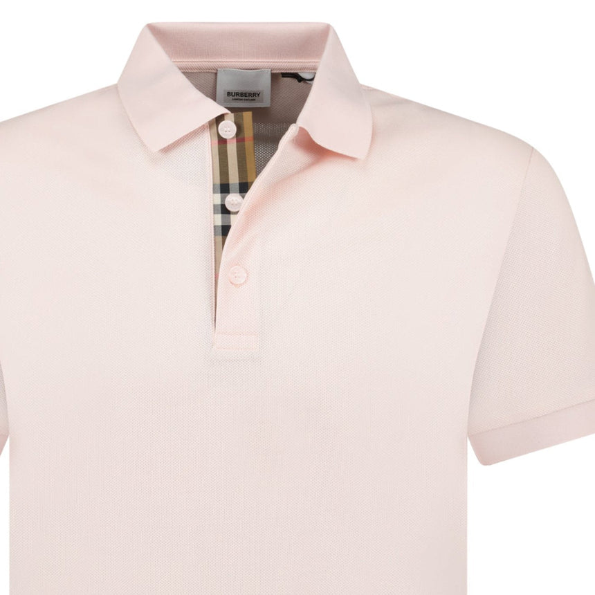 Burberry 'Hartford' Check Placket Polo Pink - Boinclo - Outlet Sale Under Retail