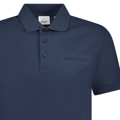 Burberry 'Hartford' Embossed Logo Polo Navy - Boinclo - Outlet Sale Under Retail