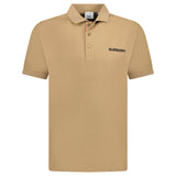 Burberry 'Hartford' Embroidery Logo Check Polo Camel Beige - Boinclo - Outlet Sale Under Retail