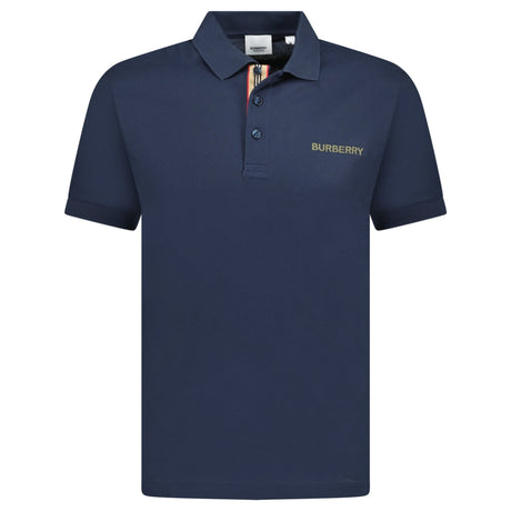 Burberry 'Hartford' Embroidery Logo Check Polo Navy - Boinclo - Outlet Sale Under Retail