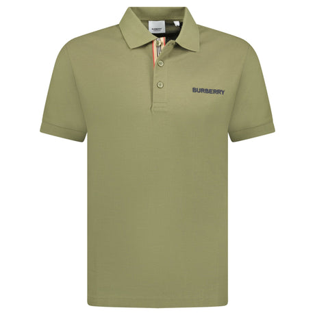 Burberry 'Hartford' Embroidery Logo Check Polo Olive - Boinclo - Outlet Sale Under Retail