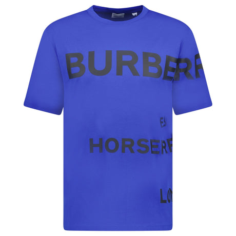 Burberry Horseferry Cotton T-Shirt Blue - Boinclo - Outlet Sale Under Retail