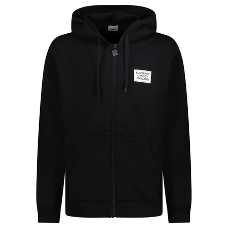 Burberry 'Hove' Logo Hoodie Zip Sweatshirt Black - Boinclo - Outlet Sale Under Retail