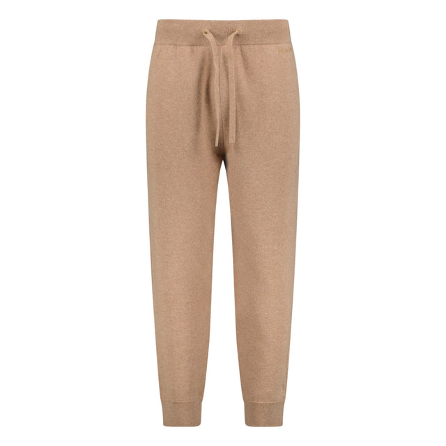 Burberry 'Hunton' Knitted Cuffed Cashmere Sweatpants Camel - Boinclo ltd - Outlet Sale Under Retail